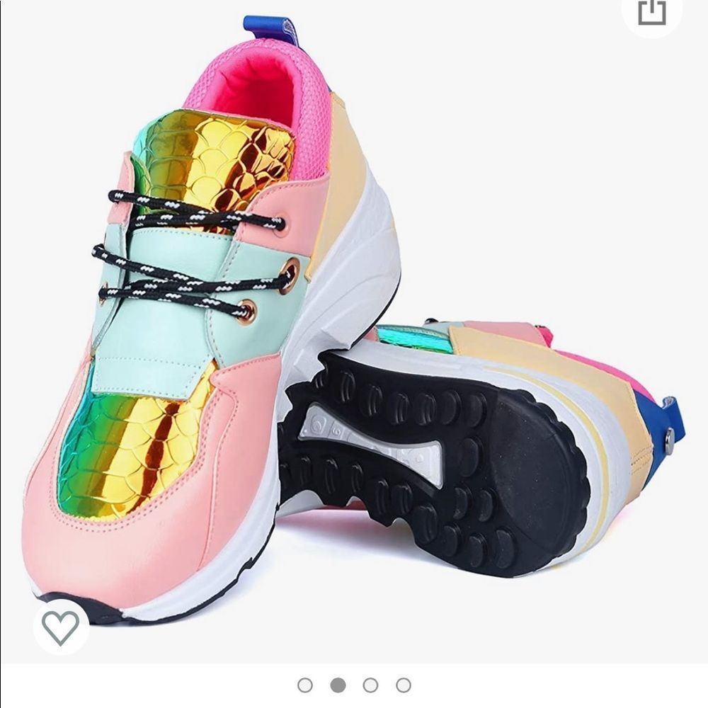 Cape Robbin Pink Chunky Sneakers Vibrant Design